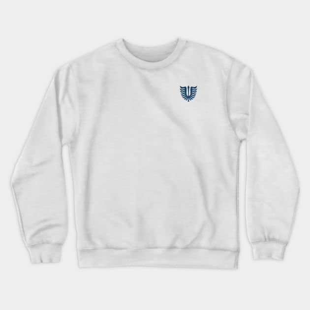 Band of the Hawk (Chest Pocket Variant) Crewneck Sweatshirt by huckblade